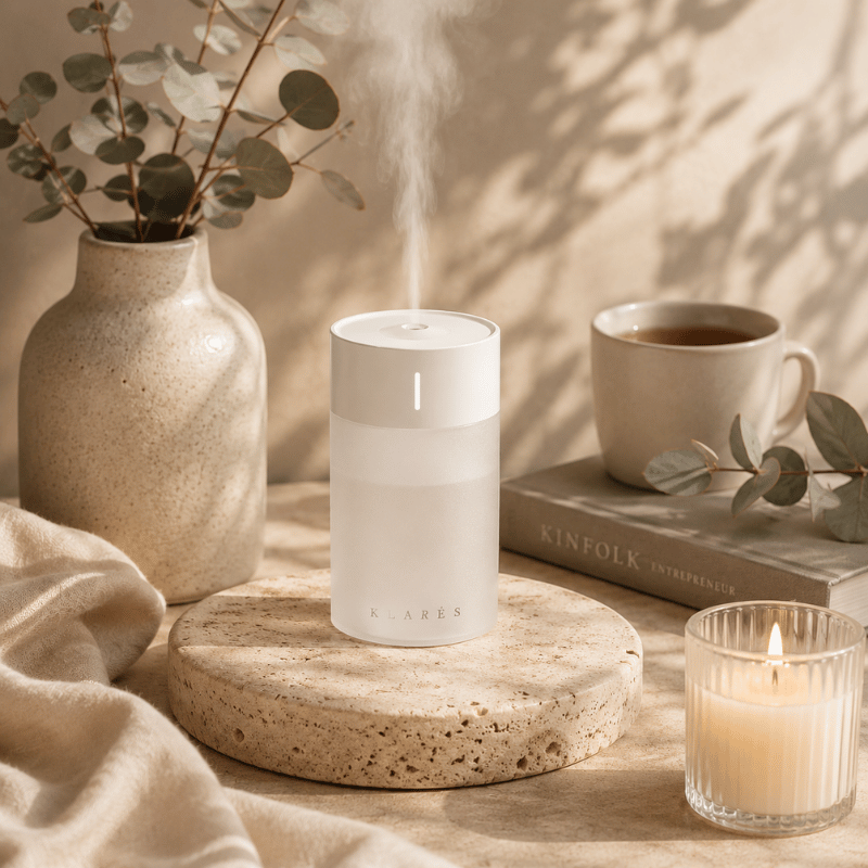 Mini Portable USB Air Humidifier - White