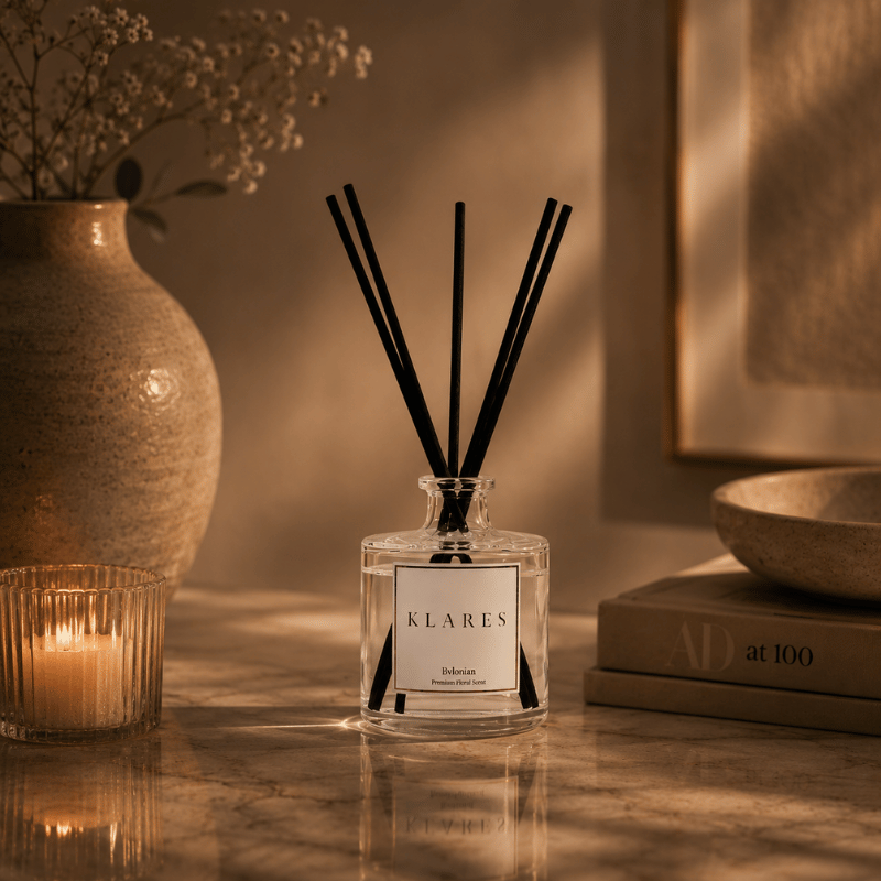 Bvlonian Reed Diffuser 100ml | White Tea, Cardamom & Amber