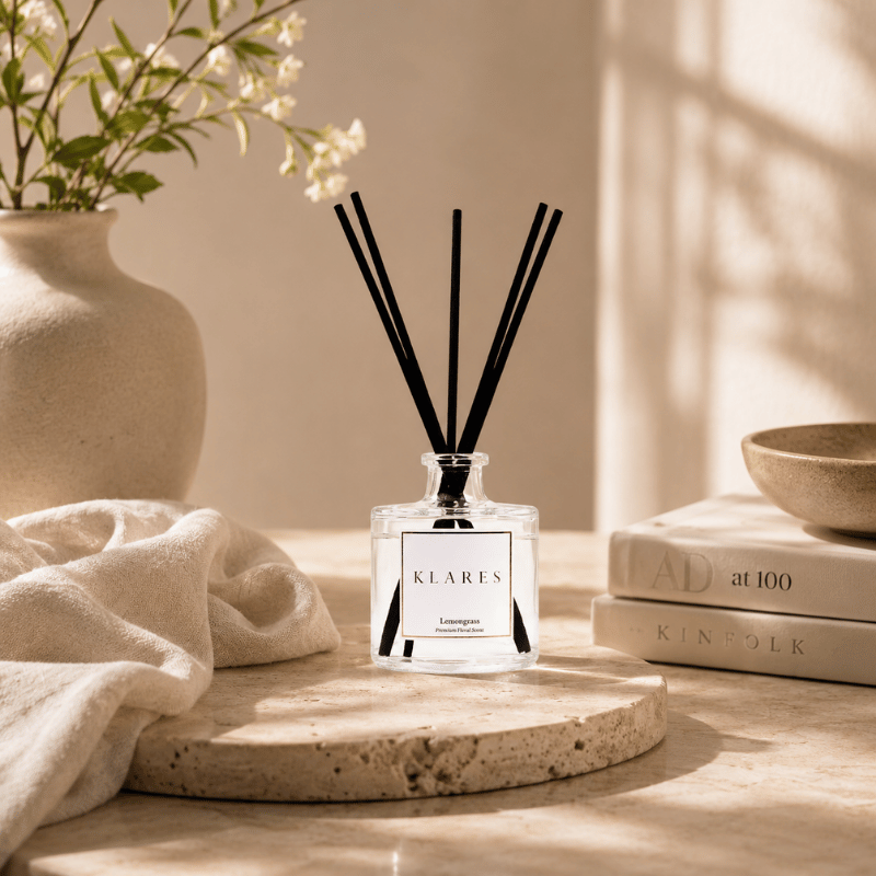 Lemongrass Reed Diffuser 100ml | Sweet Orange, Violet & Amber