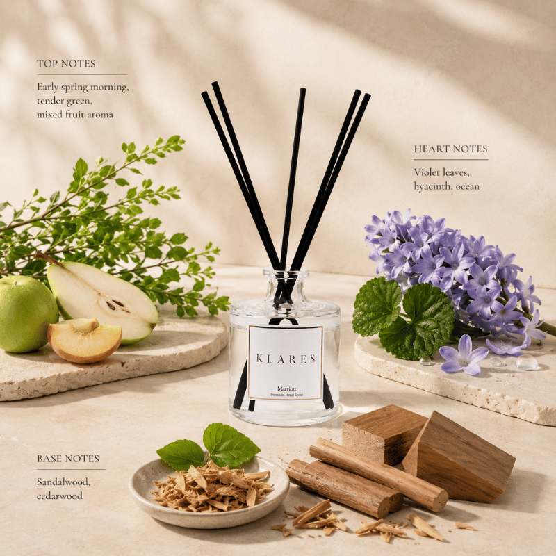Marriott Hotel Reed Diffuser 100ml (Inspired) | Green Floral & Sandalwood