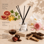 Ocean Vibes Reed Diffuser 100ml | Blood Orange, Orchid & Plum Balsamic