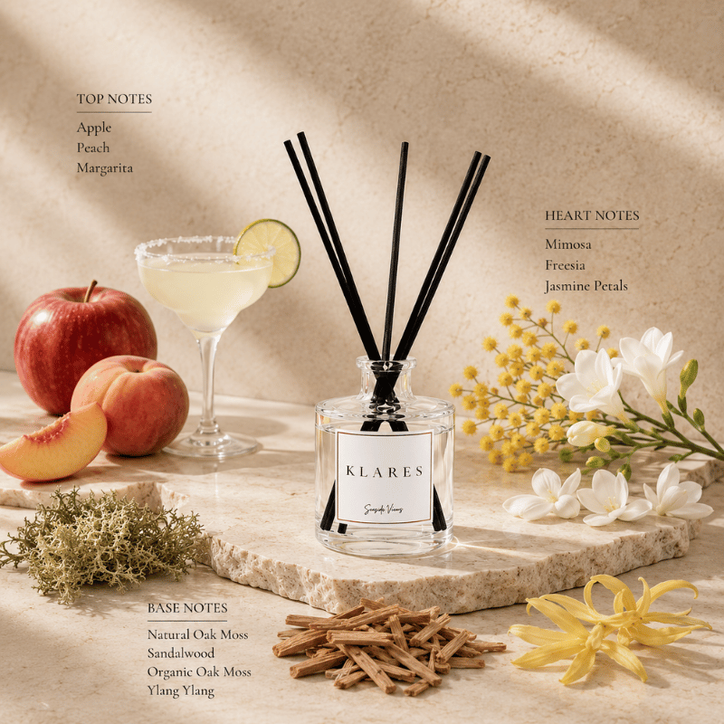 Seaside Views Reed Diffuser 100ml | Apple, Freesia & Sandalwood