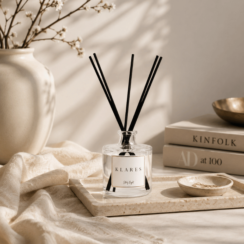 Starry Night Reed Diffuser 100ml | Bergamot, Rose & Sandalwood