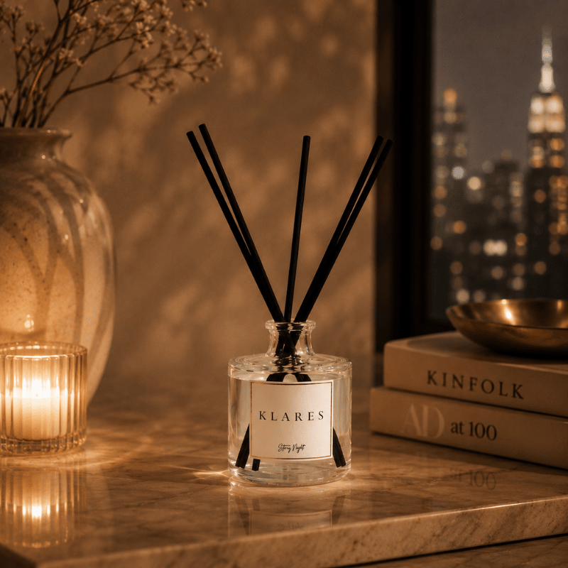 Starry Night Reed Diffuser 100ml | Bergamot, Rose & Sandalwood