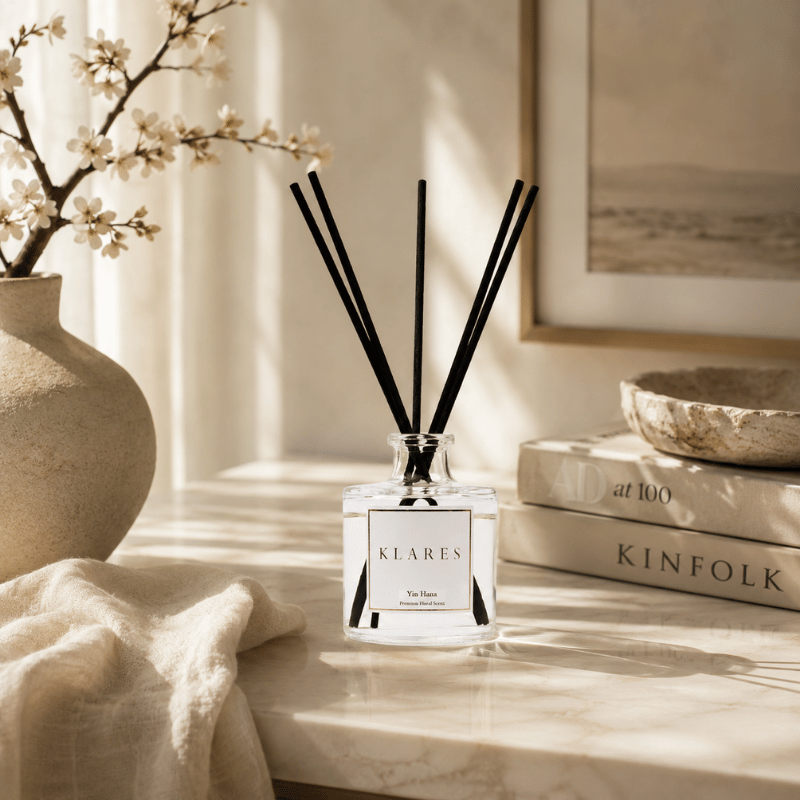Yin Hana Reed Diffuser 100ml | Cherry Blossom & Ambergris