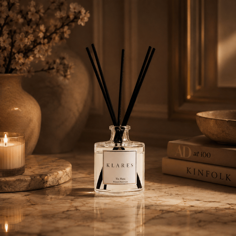 Yin Hana Reed Diffuser 100ml | Cherry Blossom & Ambergris