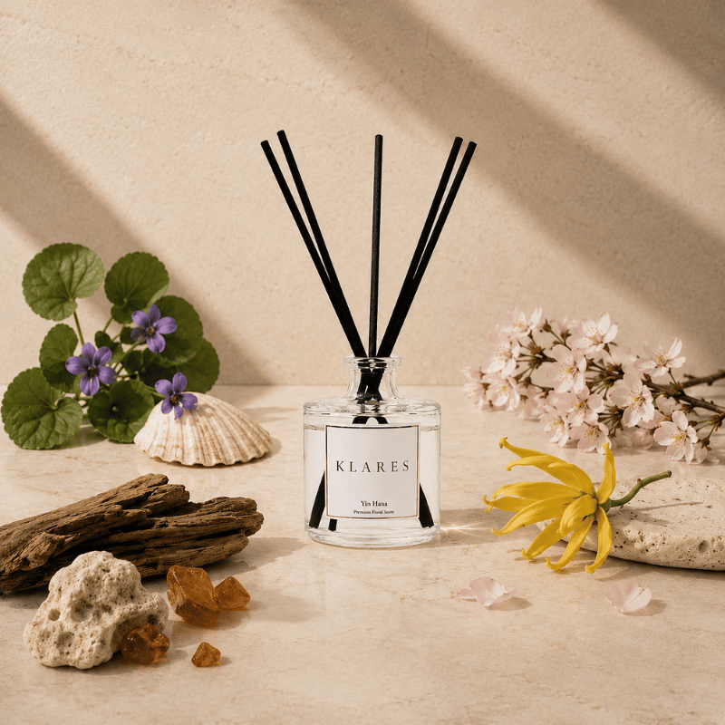 Yin Hana Reed Diffuser 100ml | Cherry Blossom & Ambergris