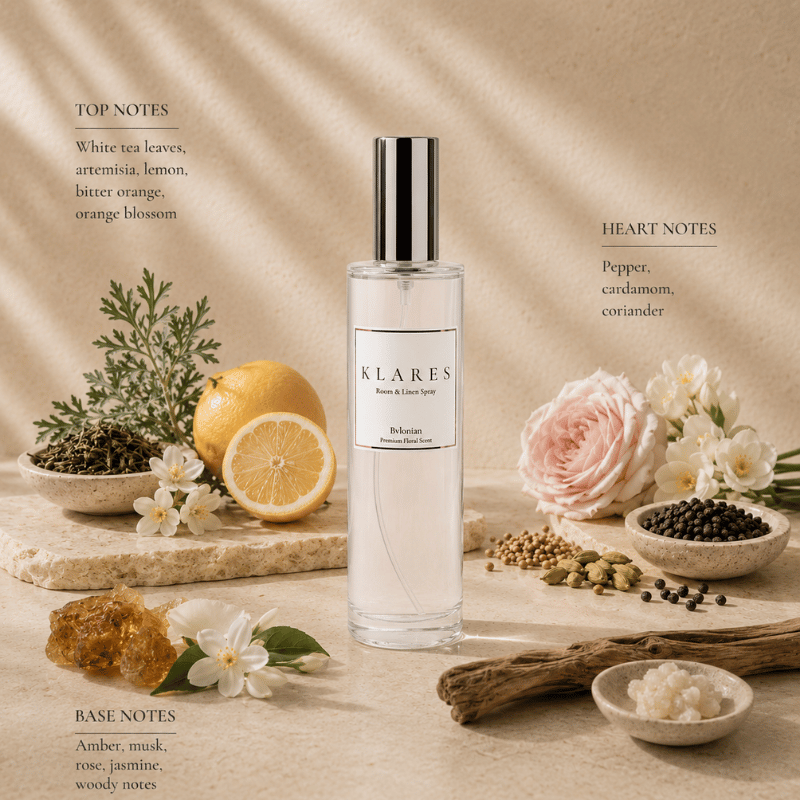 Bvlonian Room Spray 100ml | White Tea, Cardamom & Amber