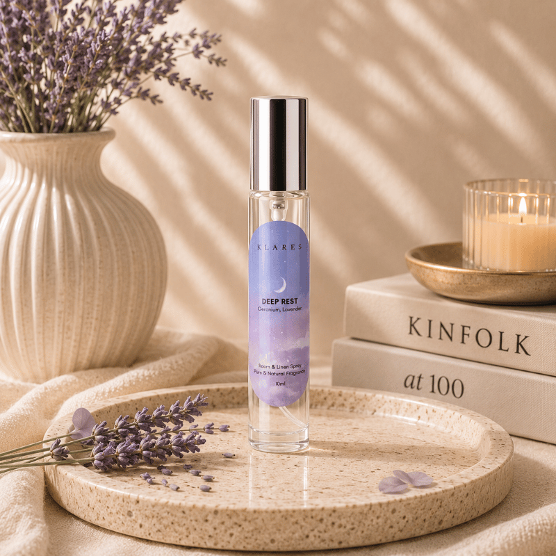 Deep Rest Room Spray 10ml | Lavender, Geranium & Soft Woods