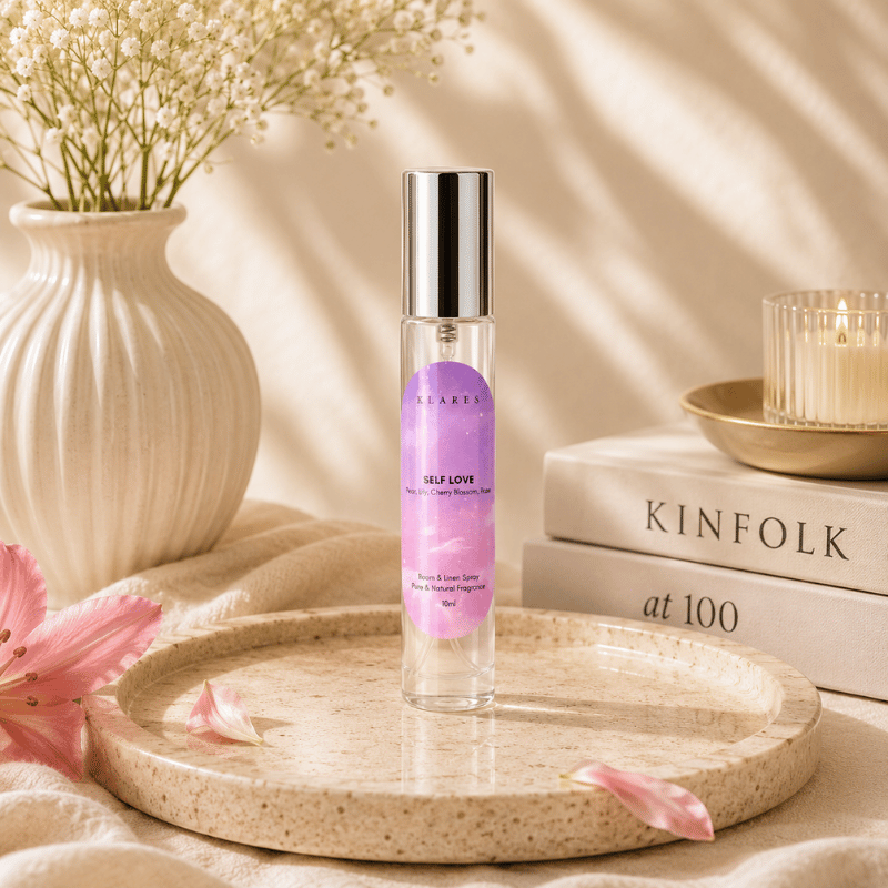 Self Love Room Spray 10ml | Pear, Cherry Blossom & Musk