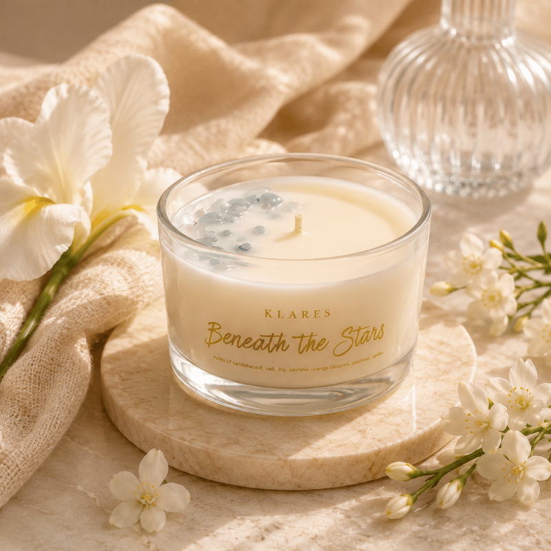 Beneath The Stars Scented Candle 100g | Blackcurrant, Iris & Vanilla