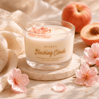 Blushing Clouds Scented Candle 100g | White Peach & Oolong Tea