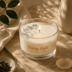 Dreamy Nights Scented Candle 100g | White Tea & Bergamot