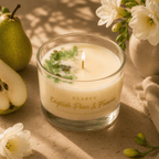 English Pear & Freesia Scented Candle 100g