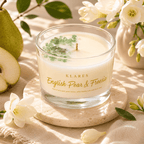 English Pear & Freesia Scented Candle 100g
