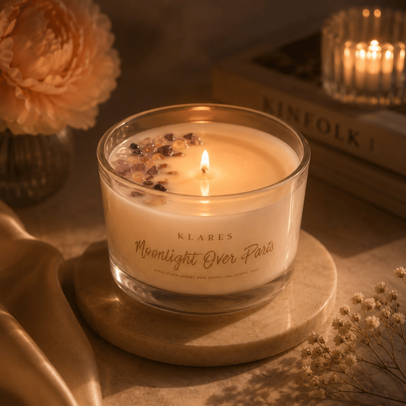 Moonlight Over Paris Scented Candle 100g | Pear & Peony