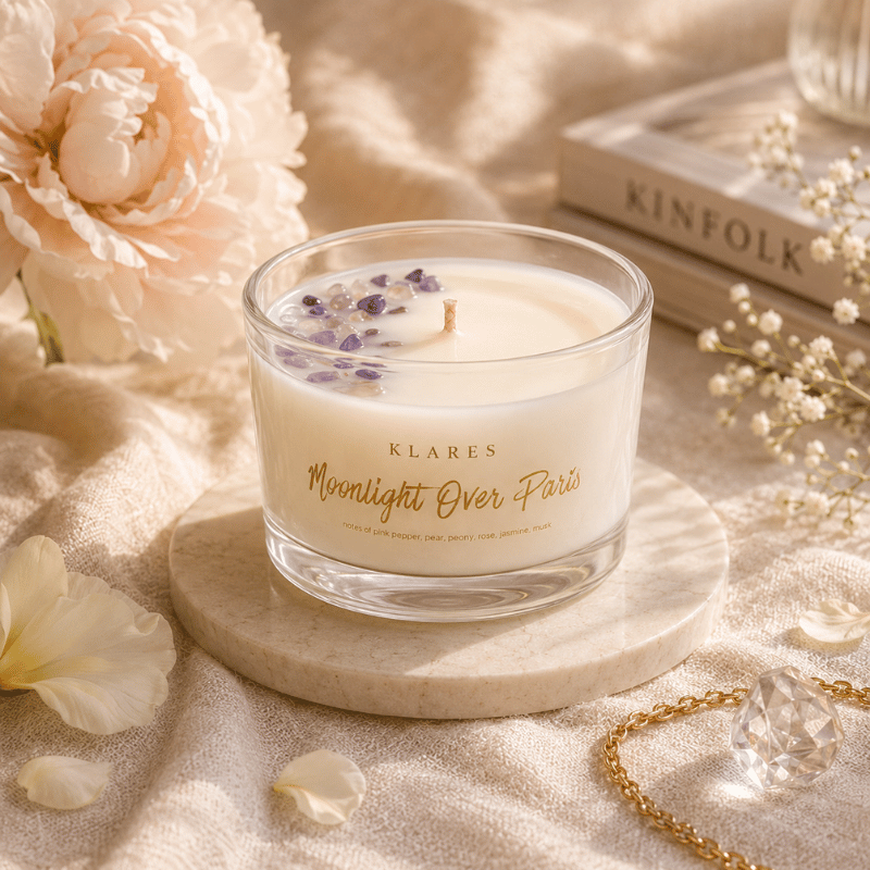 Moonlight Over Paris Scented Candle 100g | Pear & Peony