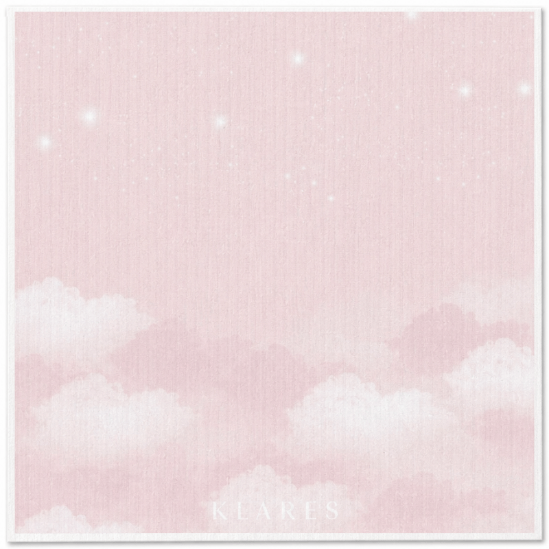 Swedish Dish Cloth – Blush Starry Sky