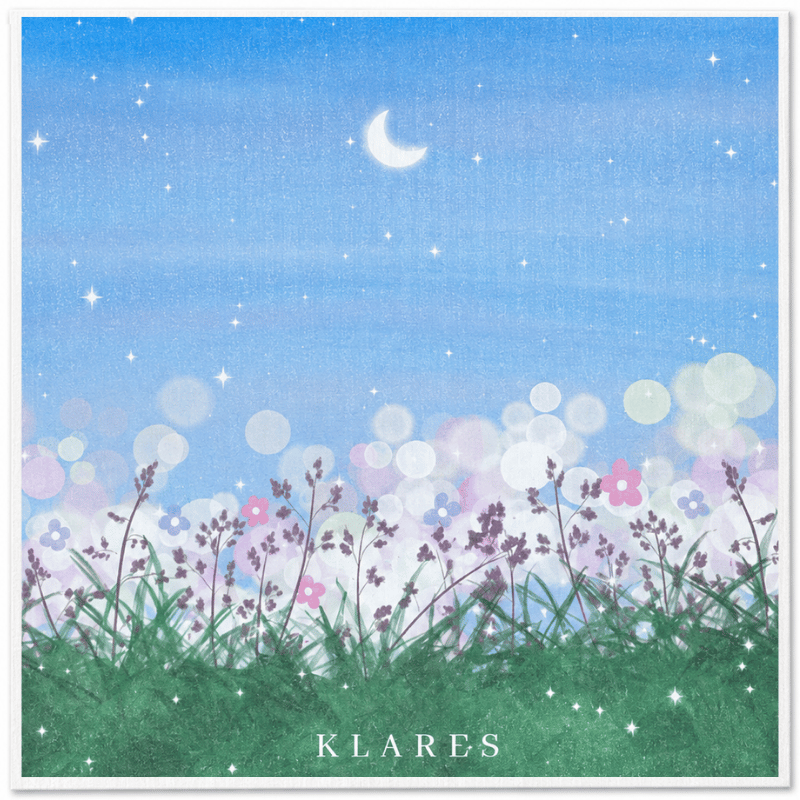Swedish Dish Cloth – Midnight Bokeh Garden
