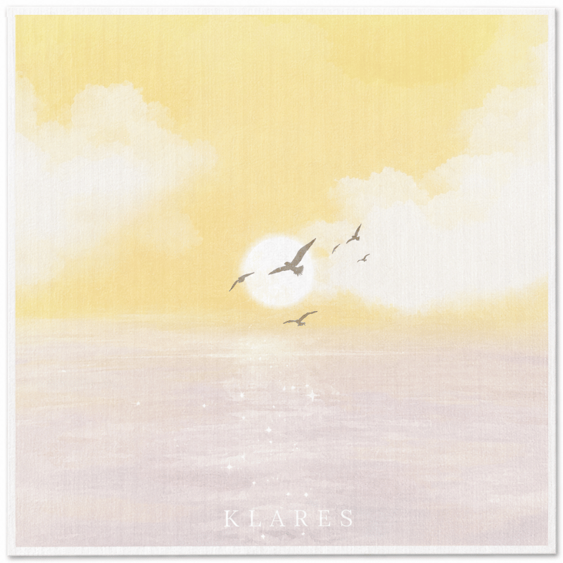 Swedish Dish Cloth – Golden Hour Ocean