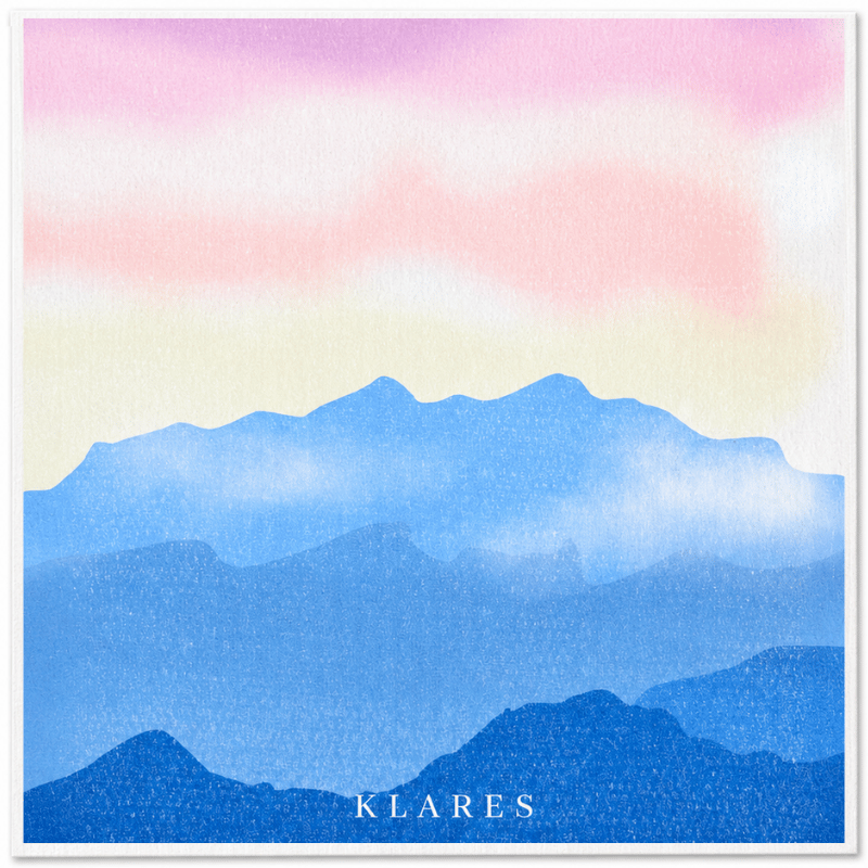 Swedish Dish Cloth – Misty Blue Mountain
