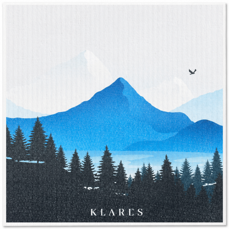 Swedish Dish Cloth – Nordic Mountain Lake