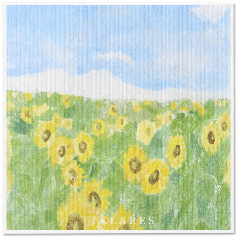 Swedish Dish Cloth – Sunflower Field
