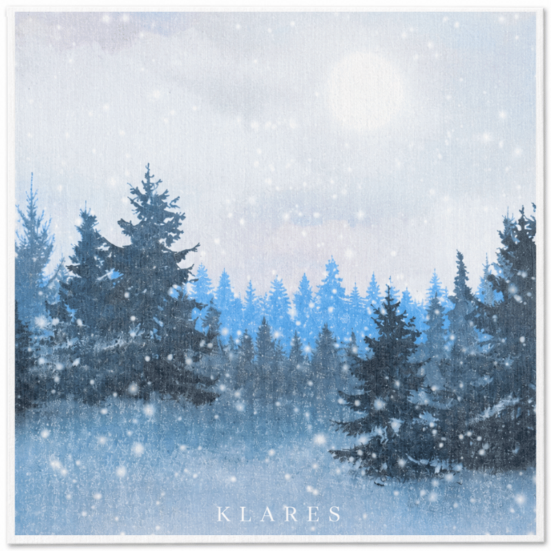 Swedish Dish Cloth – Winter Snowfall