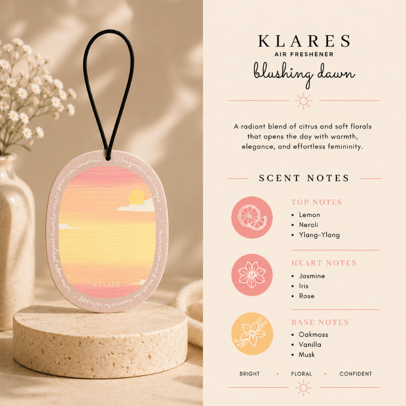 Blushing Dawn Wardrobe Air Freshener | Jasmine, Rose & Vanilla