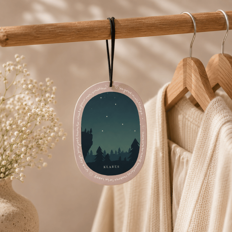 Blushwood Wardrobe Air Freshener | Bergamot, Agarwood & Amber
