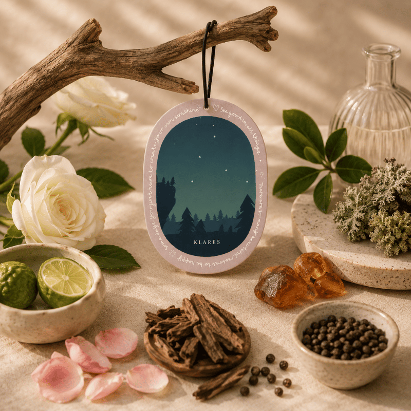 Blushwood Wardrobe Air Freshener | Bergamot, Agarwood & Amber