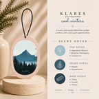 Cool Winters Wardrobe Air Freshener | Agarwood, Sandalwood & Vanilla