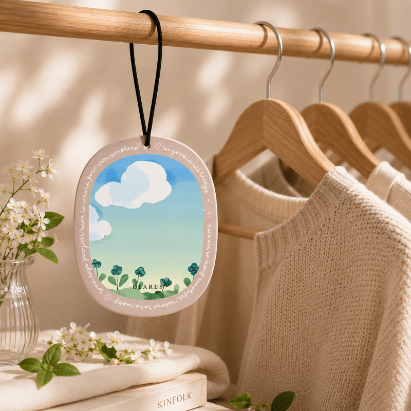 Dreamy Clover Wardrobe Air Freshener | Peony, Orange Blossom & White Musk