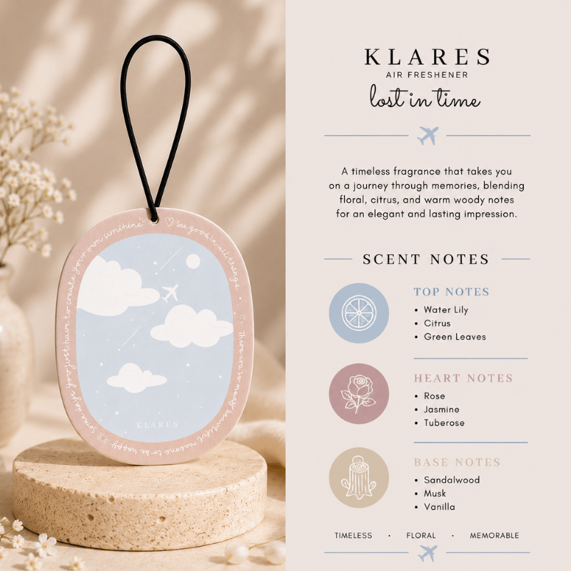 Lost In Time Wardrobe Air Freshener | Water Lily, Jasmine & Sandalwood