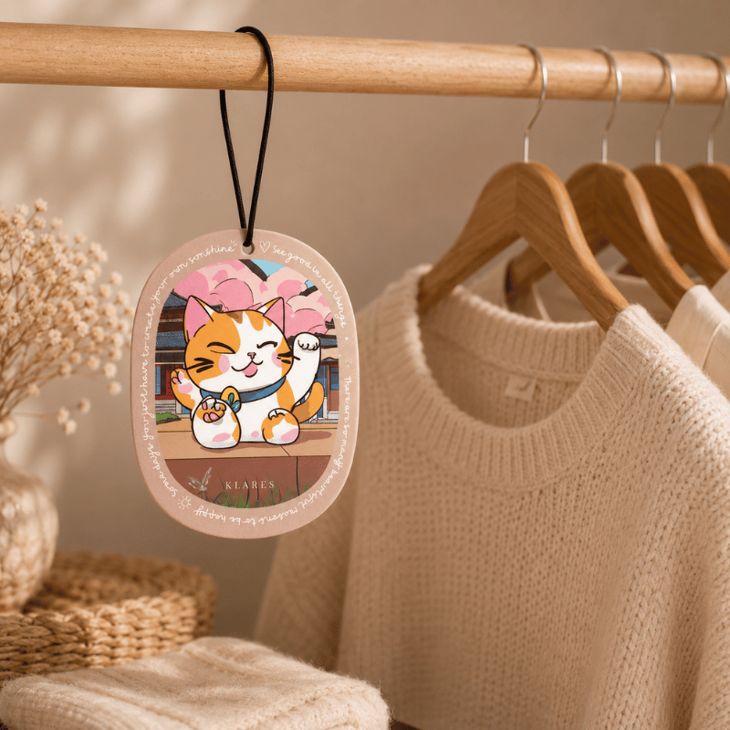 Lucky Charm Wardrobe Air Freshener | Bergamot, Jasmine & Amber Wood