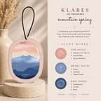 Mountain Spring Wardrobe Air Freshener | Blackcurrant, Peony & Vanilla