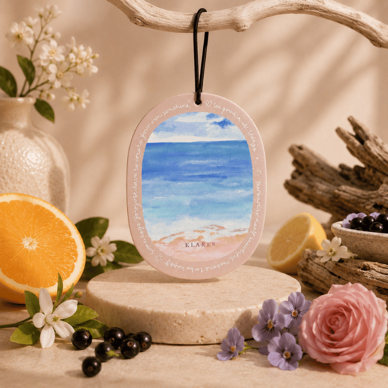 Summer Blues Wardrobe Air Freshener | Orange, Rose Petals & Woody Amber