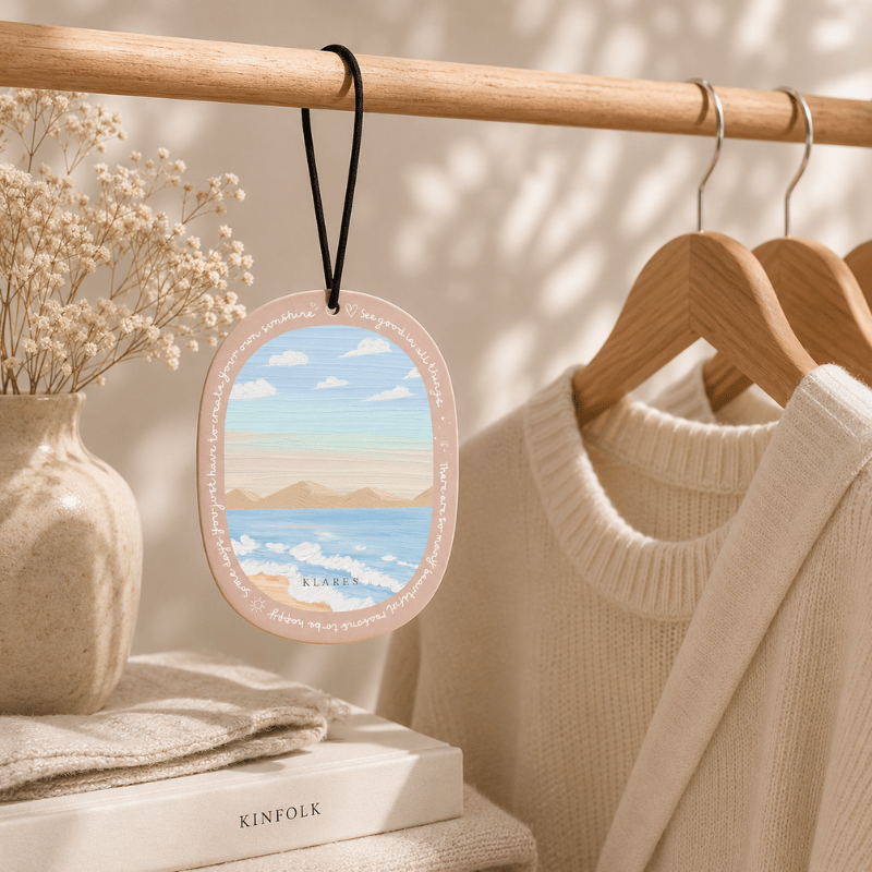 Whispering Waves Wardrobe Air Freshener | Citrus, Rose & Amber