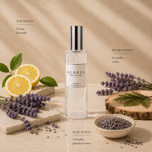 Lavender Room Spray 100ml | Lavender, Cedarwood & Powdery Notes