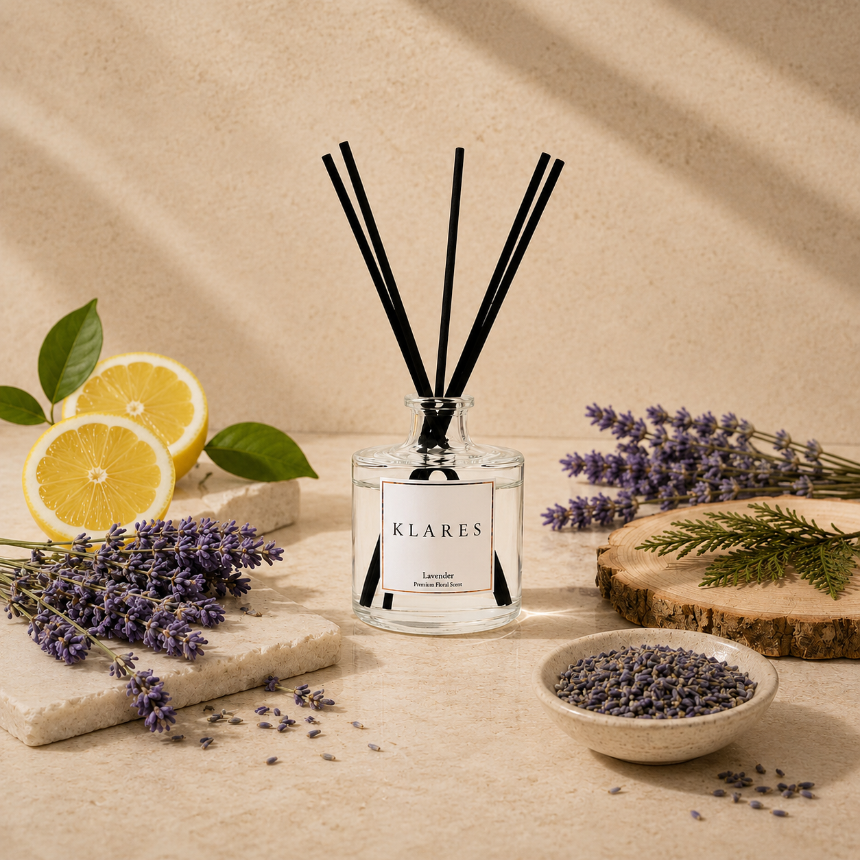 Lavender Reed Diffuser 100ml | Lavender, Cedar & Powdery Notes