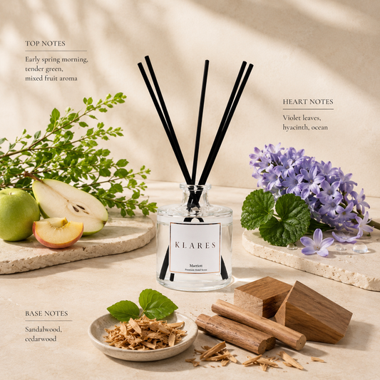 Marriott Hotel Reed Diffuser 100ml (Inspired) | Green Floral & Sandalwood
