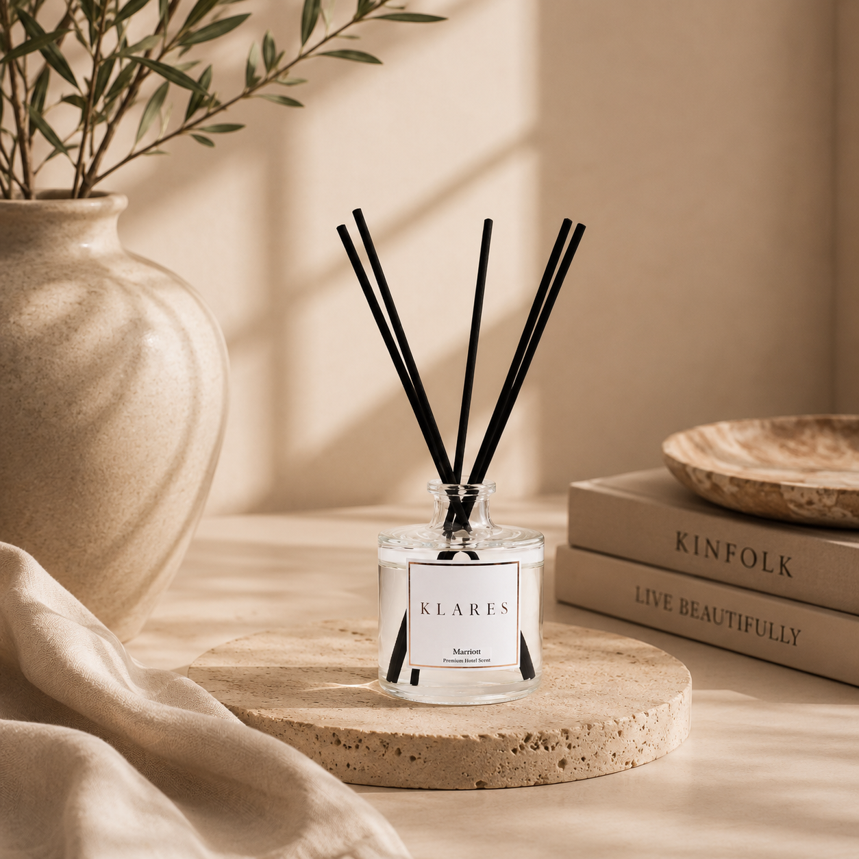 Marriott Hotel Reed Diffuser 100ml (Inspired) | Green Floral & Sandalwood