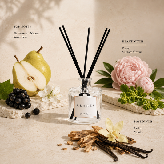Mountain Spring Reed Diffuser 100ml | Blackcurrant, Peony & Vanilla