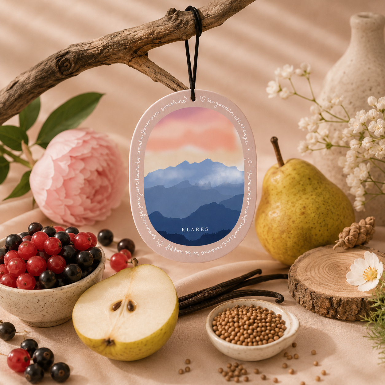 Mountain Spring Wardrobe Air Freshener | Blackcurrant, Peony & Vanilla