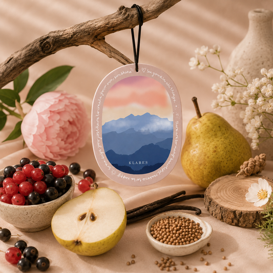 Mountain Spring Wardrobe Air Freshener | Blackcurrant, Peony & Vanilla