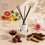 Ocean Vibes Reed Diffuser 100ml | Blood Orange, Orchid & Plum Balsamic