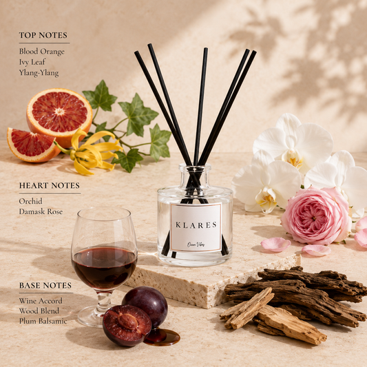 Ocean Vibes Reed Diffuser 100ml | Blood Orange, Orchid & Plum Balsamic
