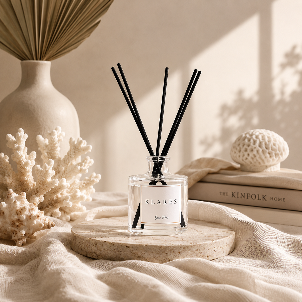 Ocean Vibes Reed Diffuser 100ml | Blood Orange, Orchid & Plum Balsamic