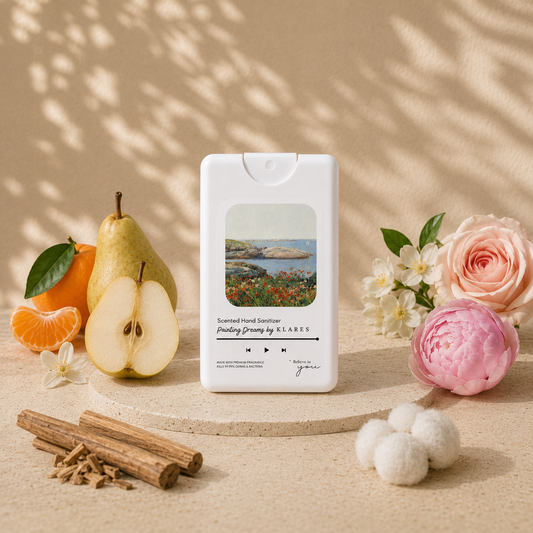 Painting Dreams Hand & Surface Sanitizer 20ml | Peony, Jasmine & Sandalwood