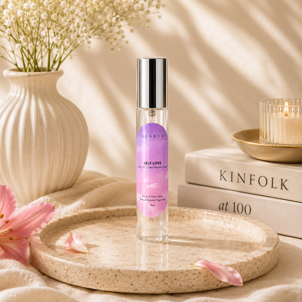 Self Love Room Spray 10ml | Pear, Cherry Blossom & Musk